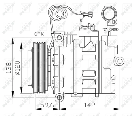 Compressor, air conditioning