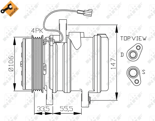 Compressor, air conditioning