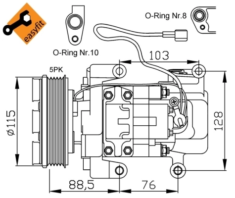 Compressor, air conditioning