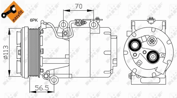 Compressor, air conditioning