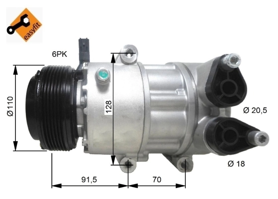 Compressor, air conditioning