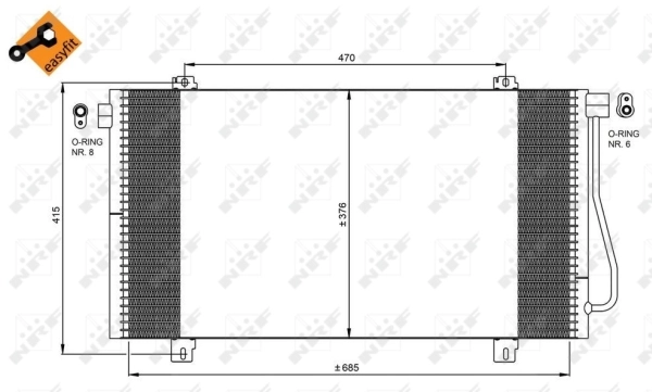 Condenser, air conditioning