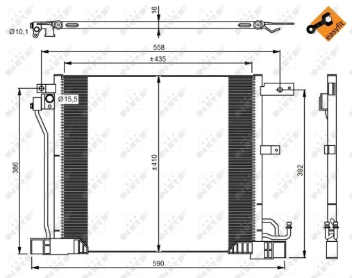 Condenser, air conditioning
