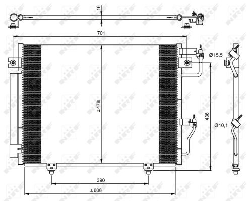 Condenser, air conditioning