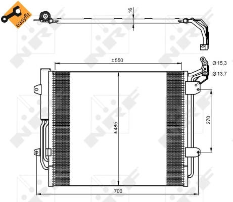 Condenser, air conditioning