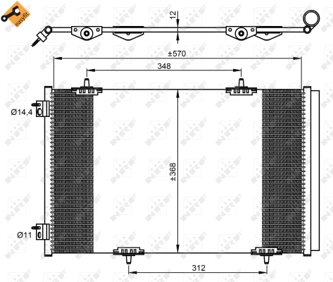 Condenser, air conditioning
