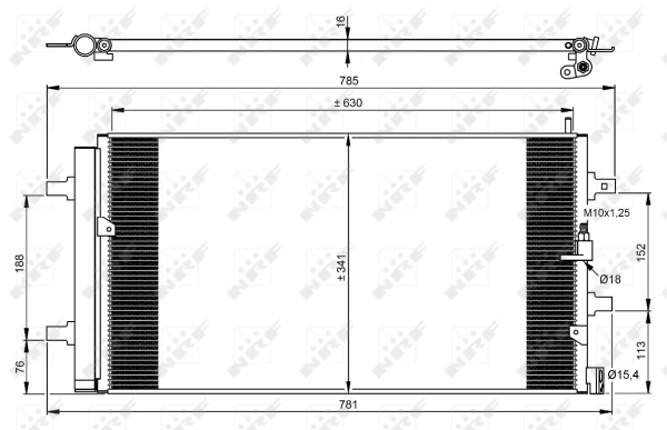 Condenser, air conditioning
