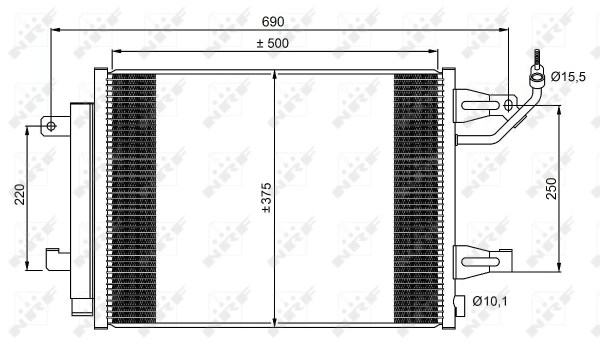 Condenser, air conditioning