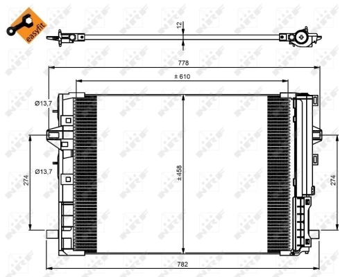 Condenser, air conditioning