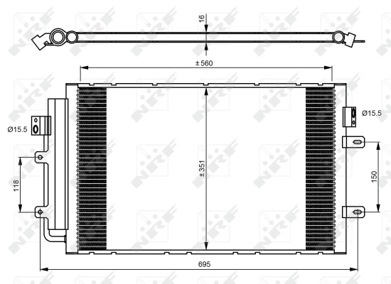 Condenser, air conditioning