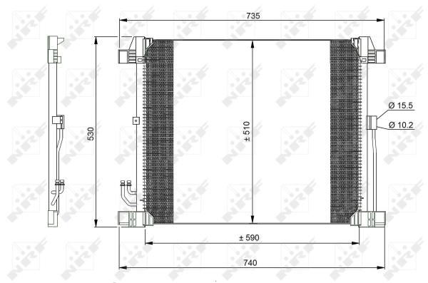 Condenser, air conditioning