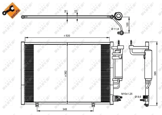 Condenser, air conditioning