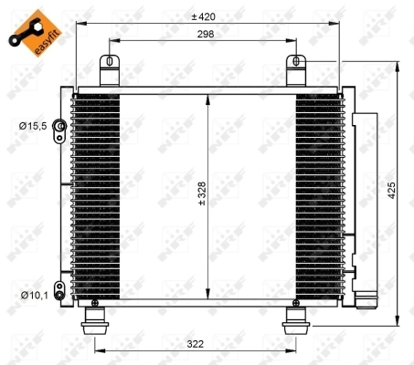 Condenser, air conditioning