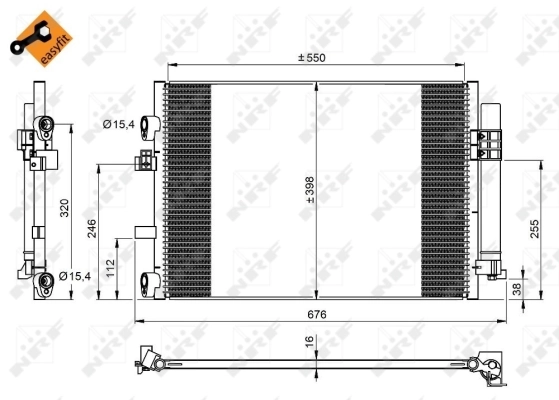 Condenser, air conditioning