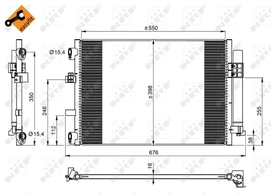 Condenser, air conditioning