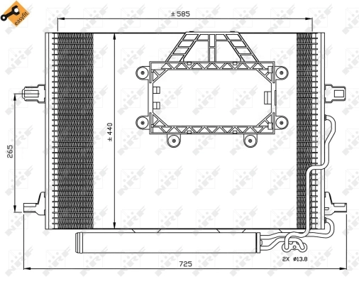 Condenser, air conditioning