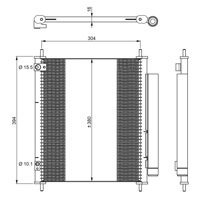 Condenser, air conditioning