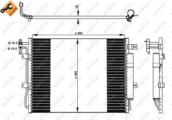 Condenser, air conditioning