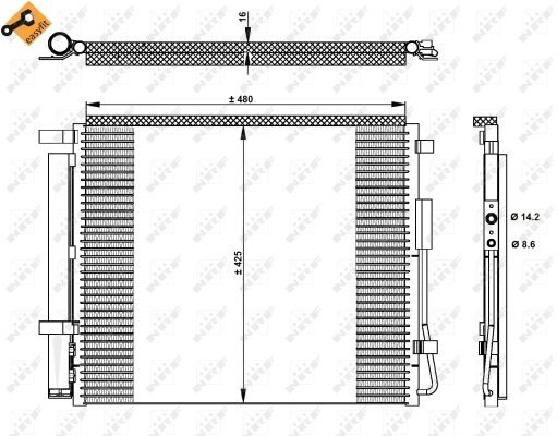 Condenser, air conditioning