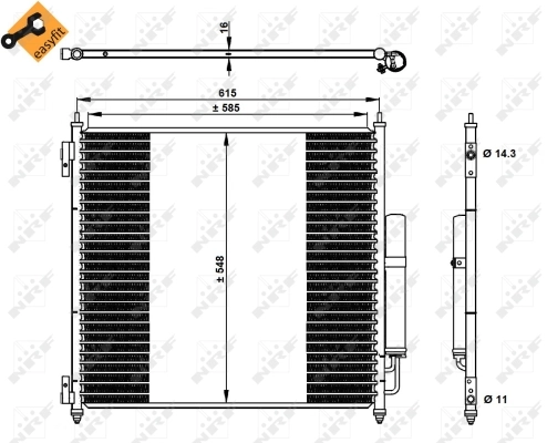 Condenser, air conditioning