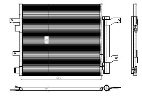 Condenser, air conditioning