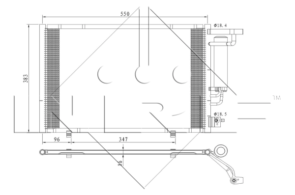 Condenser, air conditioning