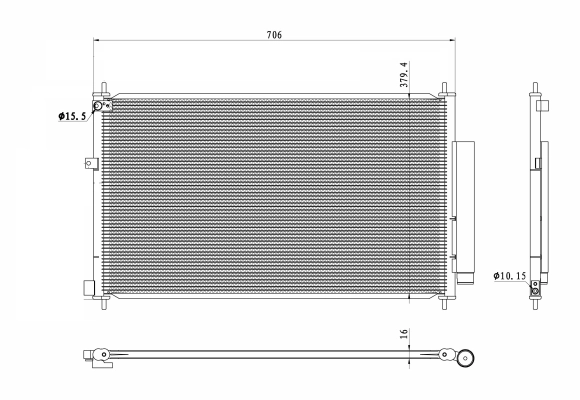 Condenser, air conditioning