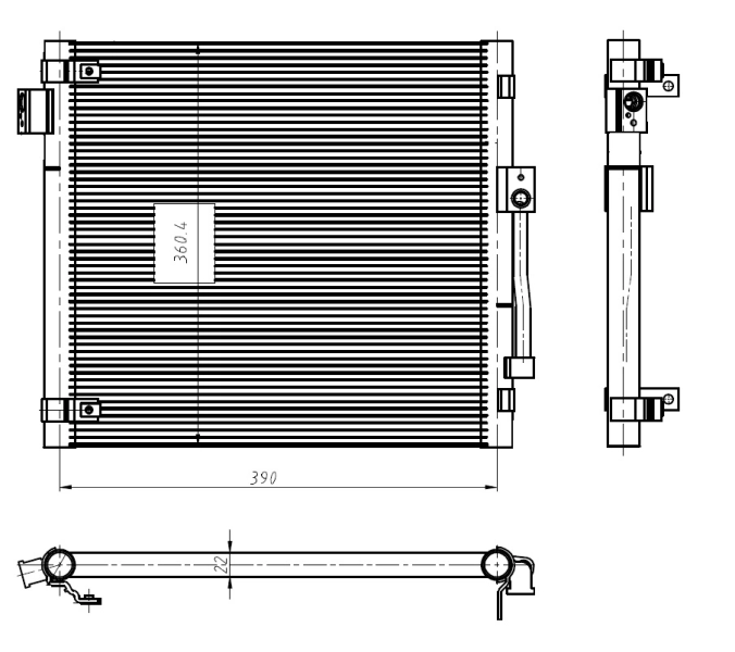 Condenser, air conditioning