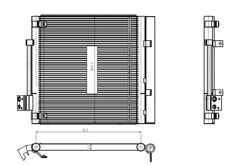 Condenser, air conditioning