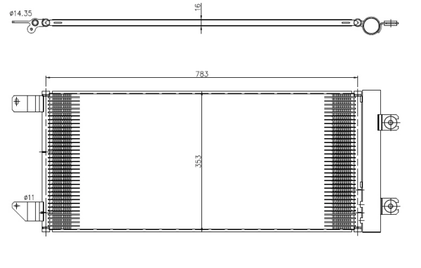 Condenser, air conditioning