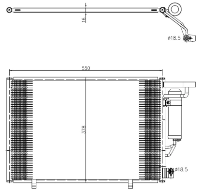 Condenser, air conditioning