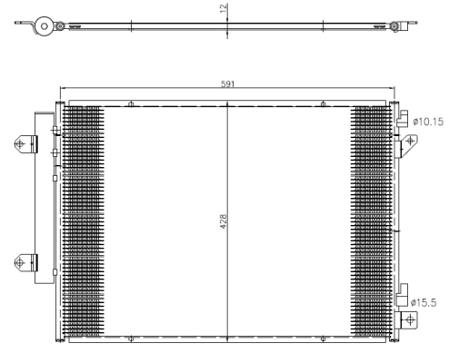 Condenser, air conditioning