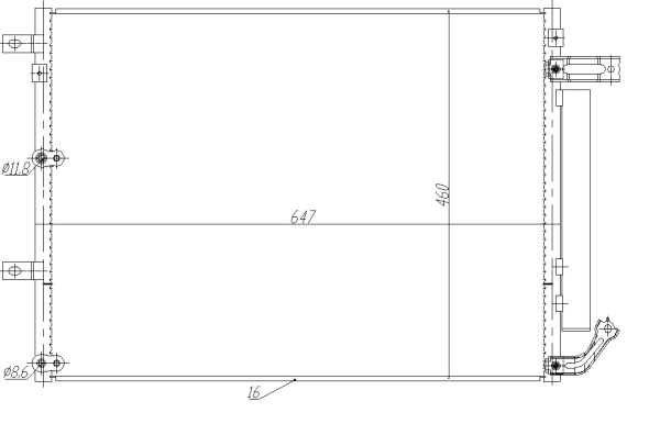 Condenser, air conditioning