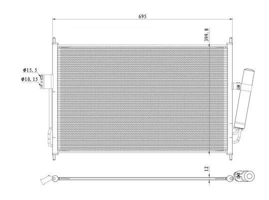 Condenser, air conditioning