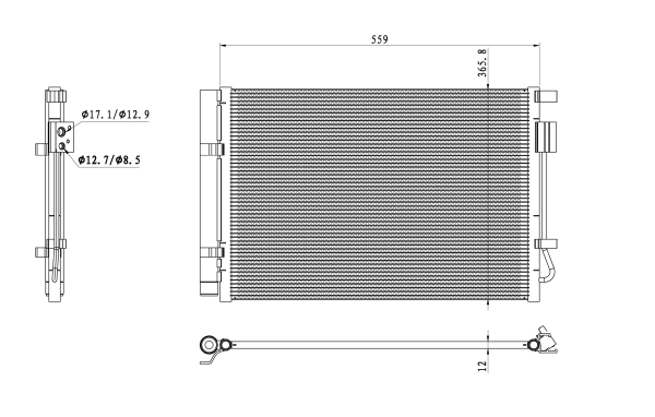 Condenser, air conditioning