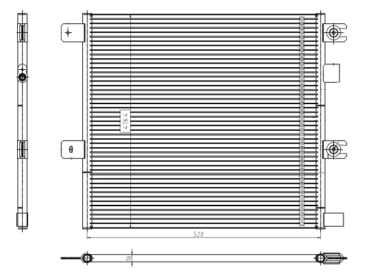 Condenser, air conditioning