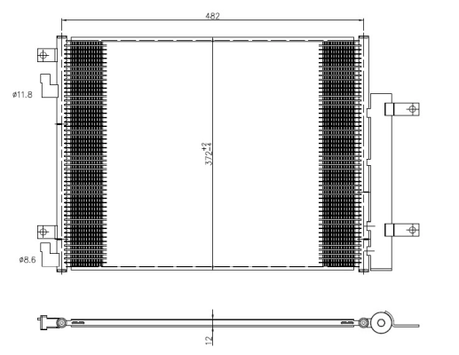 Condenser, air conditioning