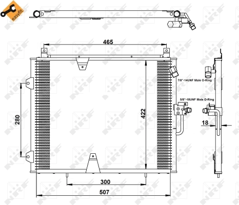 Condenser, air conditioning