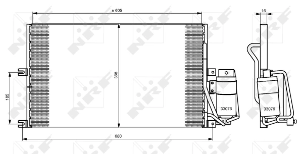 Condenser, air conditioning