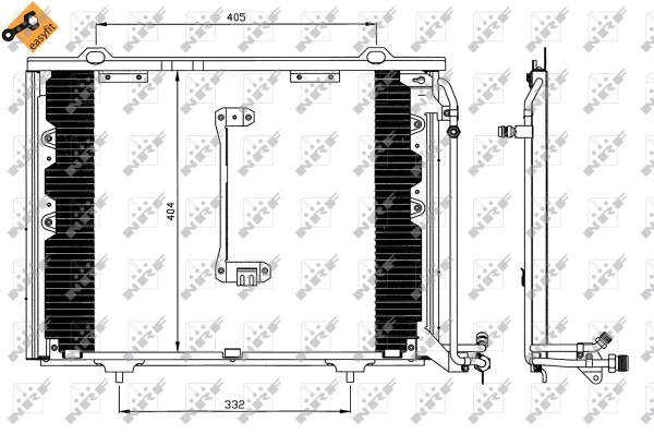 Condenser, air conditioning