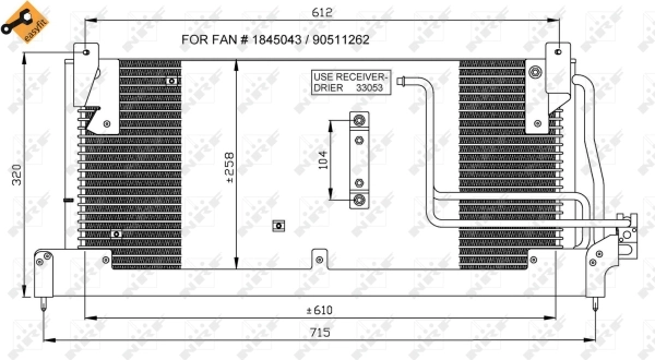Condenser, air conditioning