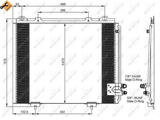 Condenser, air conditioning