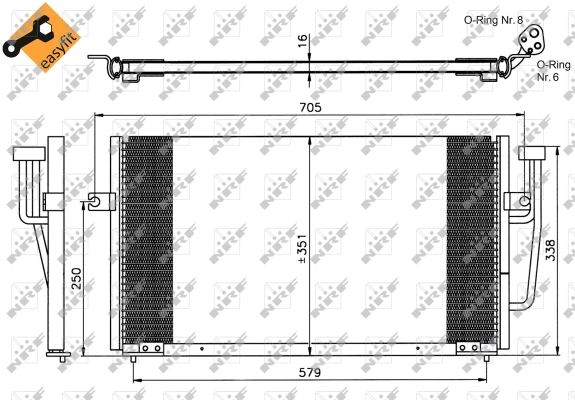 Condenser, air conditioning