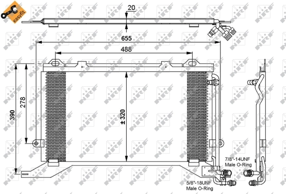 Condenser, air conditioning