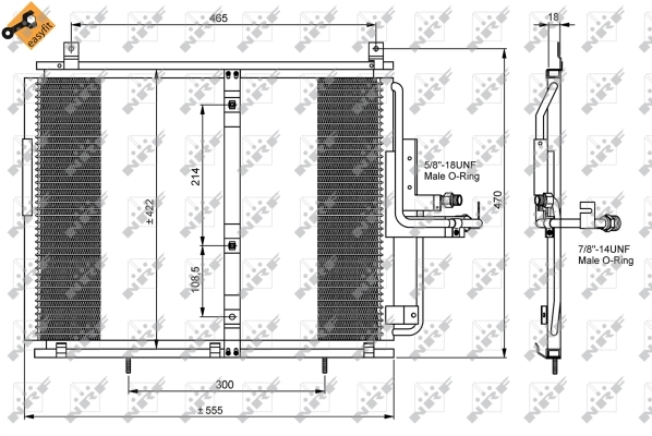 Condenser, air conditioning