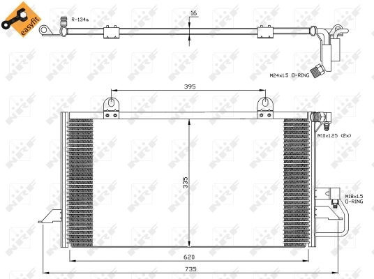 Condenser, air conditioning