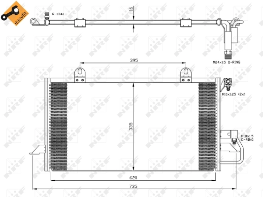 Condenser, air conditioning