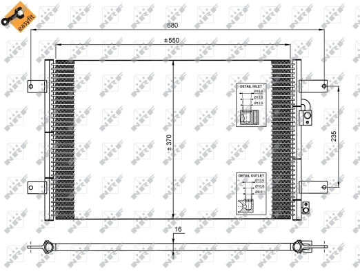 Condenser, air conditioning