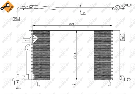 Condenser, air conditioning