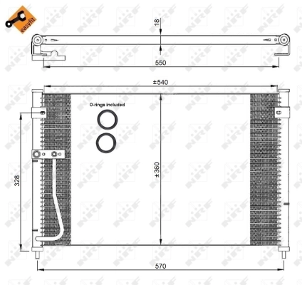 Condenser, air conditioning